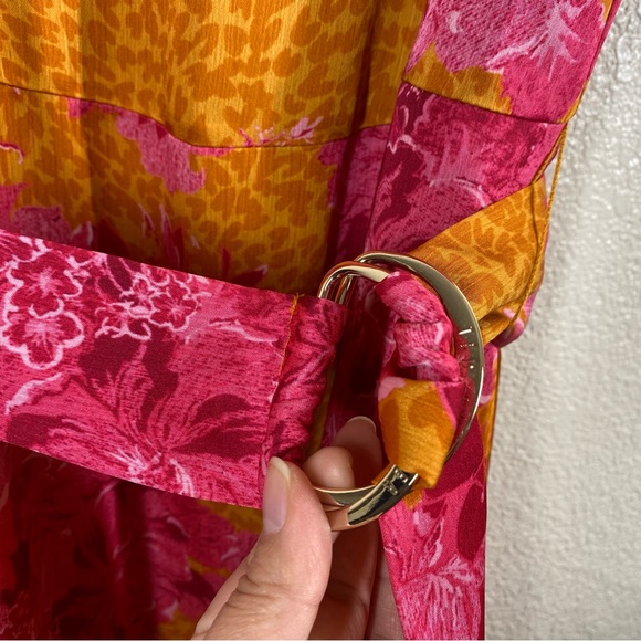 Ted Baker Bambia Floral Tiered Belted Maxi Dress - Picture 8 of 12